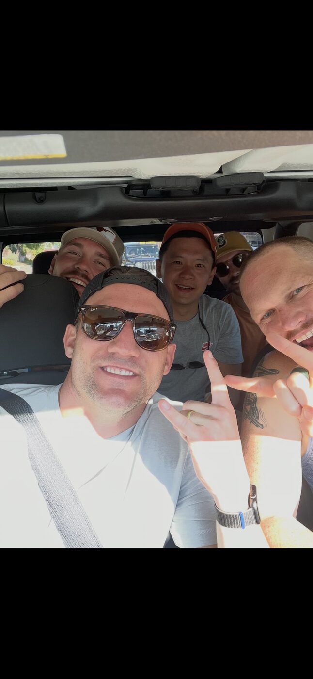 Convoy rolling. Backwards hats only.